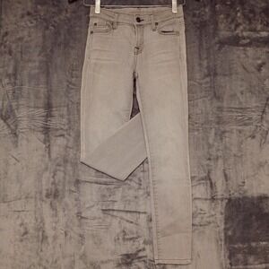 7 For All Mankind Jeans Womens 24 Gray The Skinny Stretch Denim Five Pocket